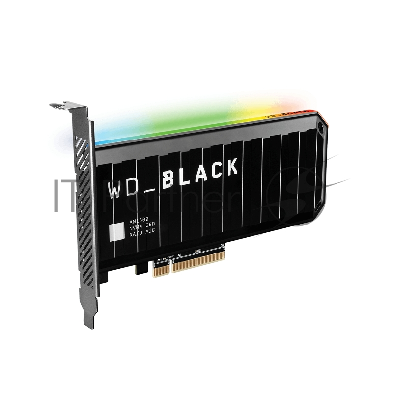 SSD жесткий диск PCIE 4TB AN1500 BLACK WDS400T1X0L WDC