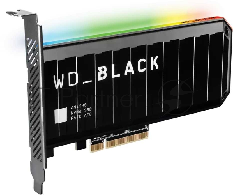 SSD жесткий диск PCIE 4TB AN1500 BLACK WDS400T1X0L WDC