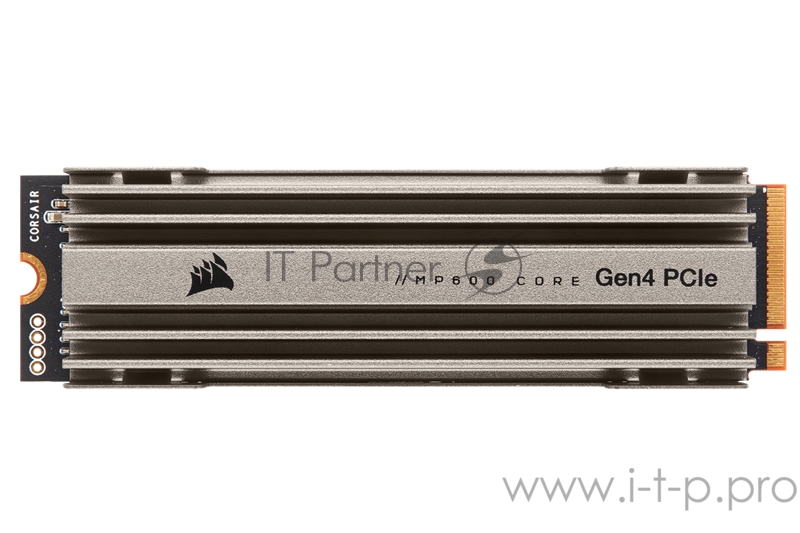 M.2 2280 2TB Corsair MP600 CORE Client SSD CSSD-F2000GBMP600COR PCIe Gen4x4 with NVMe, 4950/3700, IOPS 380/580K, MTBF 1.8M, 3D QLC NAND, 450TBW, 0,12