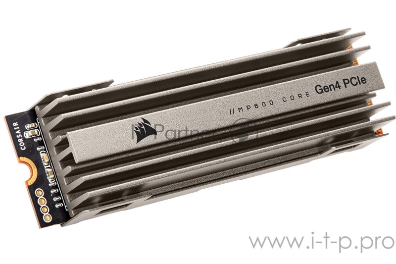 M.2 2280 2TB Corsair MP600 CORE Client SSD CSSD-F2000GBMP600COR PCIe Gen4x4 with NVMe, 4950/3700, IOPS 380/580K, MTBF 1.8M, 3D QLC NAND, 450TBW, 0,12