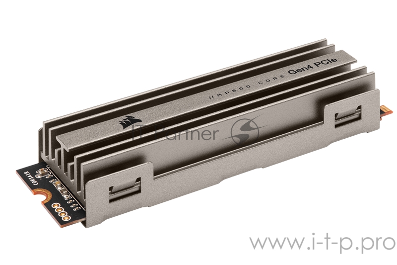 M.2 2280 2TB Corsair MP600 CORE Client SSD CSSD-F2000GBMP600COR PCIe Gen4x4 with NVMe, 4950/3700, IOPS 380/580K, MTBF 1.8M, 3D QLC NAND, 450TBW, 0,12