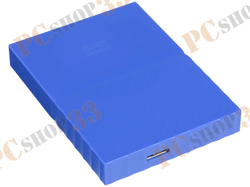Внешний жесткий диск 1000ГБ 2.5 Western Digital My Passport WDBBEX0010BBL, синий (USB3.0)