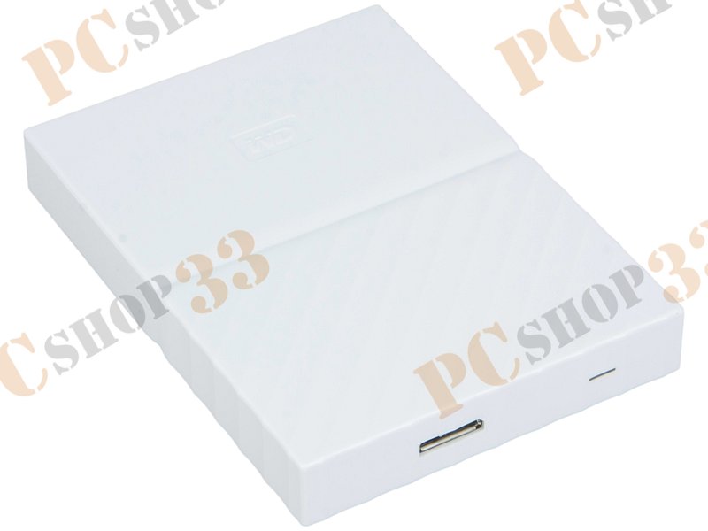 Внешний жесткий диск 1000ГБ 2.5 Western Digital My Passport WDBBEX0010BWT, белый (USB3.0)