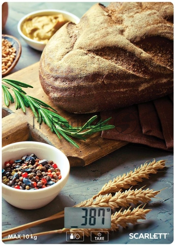 Весы кухонные электронные Scarlett SC-KS57P65 рисунок