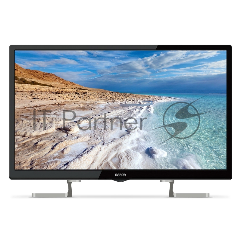 Телевизор POLAR LED LCD TV 24(1366x768) MVA LED, 250cd/m2, USB, HDMI, RCA, CI+ slot, RJ45, Multimedia player, Smart 1+4Gb, Android 4.4, DVB-T/T2/C, 25W, 2x3W speaker,