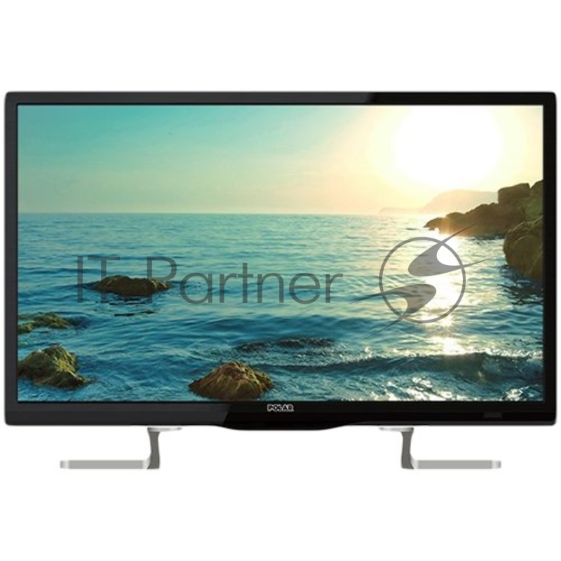 Телевизор POLAR LED LCD TV 24(1366x768) MVA LED, 400cd/m2, USB, HDMI 1.4, SCART, VGA, CI+ slot, Multimedia player, DVB-T/T2/C, 26W, 3663, 2x3W speaker, black