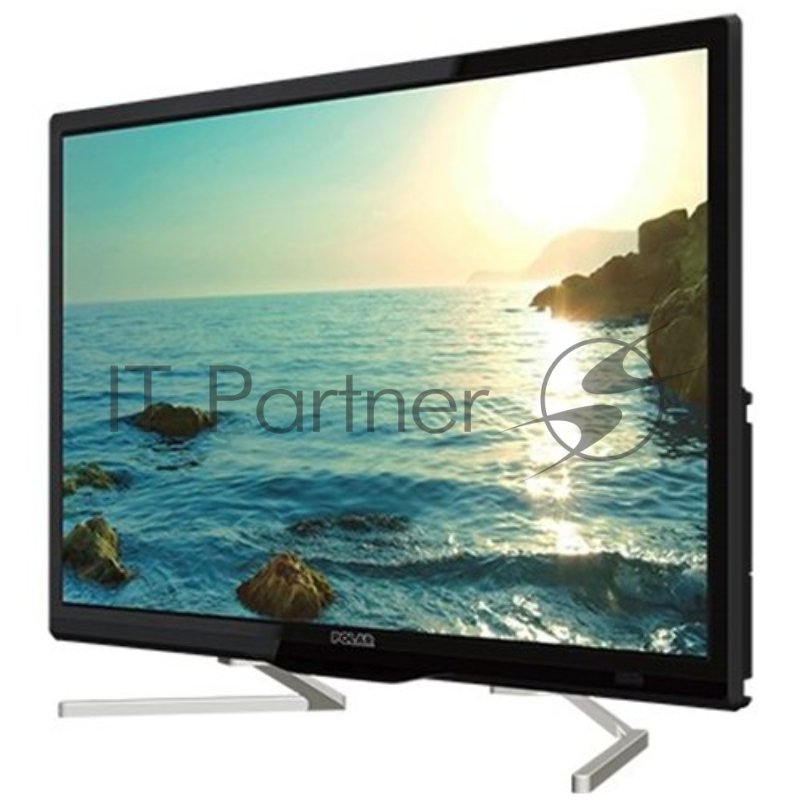 Телевизор POLAR LED LCD TV 24(1366x768) MVA LED, 400cd/m2, USB, HDMI 1.4, SCART, VGA, CI+ slot, Multimedia player, DVB-T/T2/C, 26W, 3663, 2x3W speaker, black