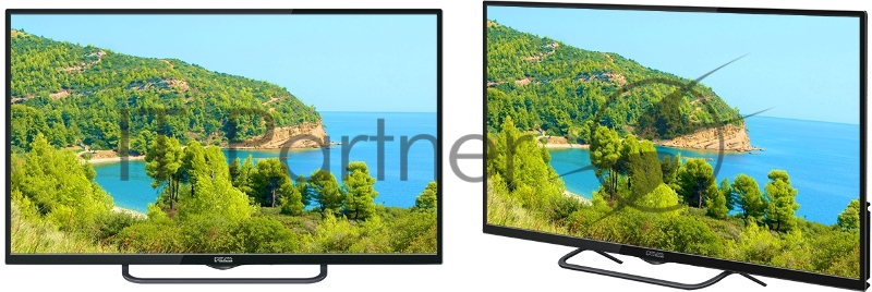 Телевизор POLAR LED LCD TV 32(1366x768) MVA LED, 280cd/m2, USB, HDMI, RCA, CI+ slot, RJ45, Multimedia player, Smart 1+4Gb, Android 7, DVB-T/T2/C, 41W, 2x8W speaker, black