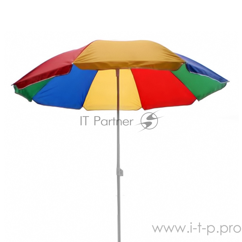 Зонт пляжный Арбуз с наклоном, купол ? 180 см, WILDMAN™