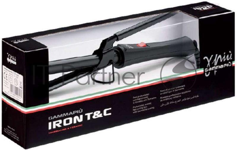 Щипцы Gamma Piu Iron Ready T&C HI-NA1119 40Вт макс.темп.:200С покрытие:керамико-турмалиновое черный