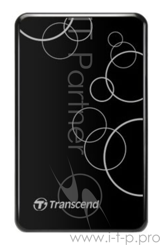 Внешний жесткий диск 1000ГБ 2.5 Transcend StoreJet 25A3 TS1TSJ25A3K, черный (USB3.0)