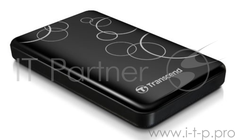 Внешний жесткий диск 1000ГБ 2.5 Transcend StoreJet 25A3 TS1TSJ25A3K, черный (USB3.0)