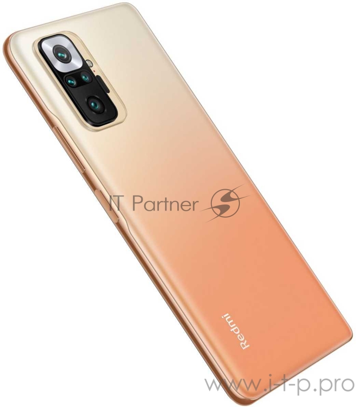 Смартфон Xiaomi Redmi Note 10 Pro 128Gb 8Gb бронзовый моноблок 3G 4G 2Sim 6.67 1080x2400 Android 11 108Mpix 802.11 a/b/g/n/ac NFC GPS GSM900/1800 GSM1900 MP3 A-GPS microSD