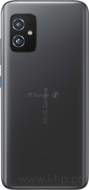 Смартфон Asus ZS590KS Zenfone 8 128Gb 8Gb черный моноблок 3G 4G 2Sim 5.92 1080x2400 Android 11 64Mpix 802.11 a/b/g/n/ac/ax NFC GPS GSM900/1800 GSM1900 Ptotect