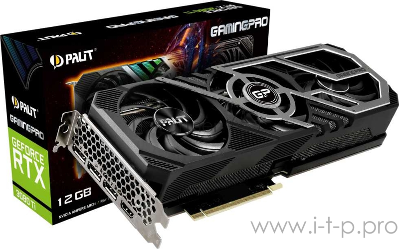 Видеокарта PCIE16 RTX3080TI 12GB RTX3080TI GAMINGPRO 12G PALIT