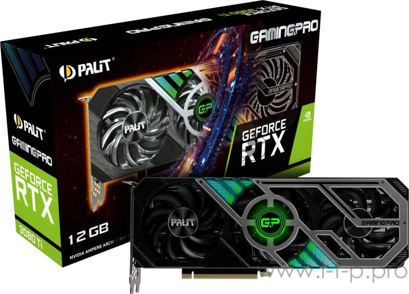 Видеокарта PCIE16 RTX3080TI 12GB RTX3080TI GAMINGPRO 12G PALIT