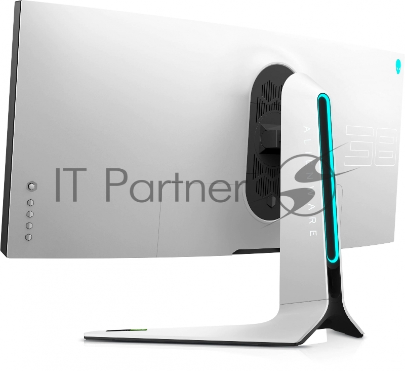 Монитор Alienware AW3821DW, 37.5, FIPS, 3840x1600at 144Hz, 21:9, 450cd/m2, 1000:1, 178/178, HAS, 2*HDMI, DP, 5xUSB 3.2, Alien FX Lightning, G-Sync, Silver, 95% DCI-P3, 3 Y