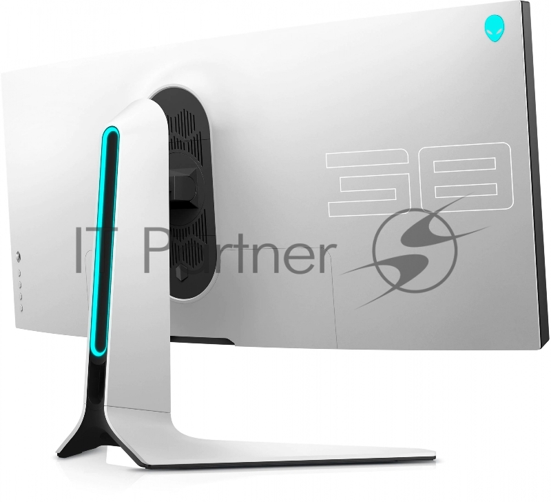Монитор Alienware AW3821DW, 37.5, FIPS, 3840x1600at 144Hz, 21:9, 450cd/m2, 1000:1, 178/178, HAS, 2*HDMI, DP, 5xUSB 3.2, Alien FX Lightning, G-Sync, Silver, 95% DCI-P3, 3 Y