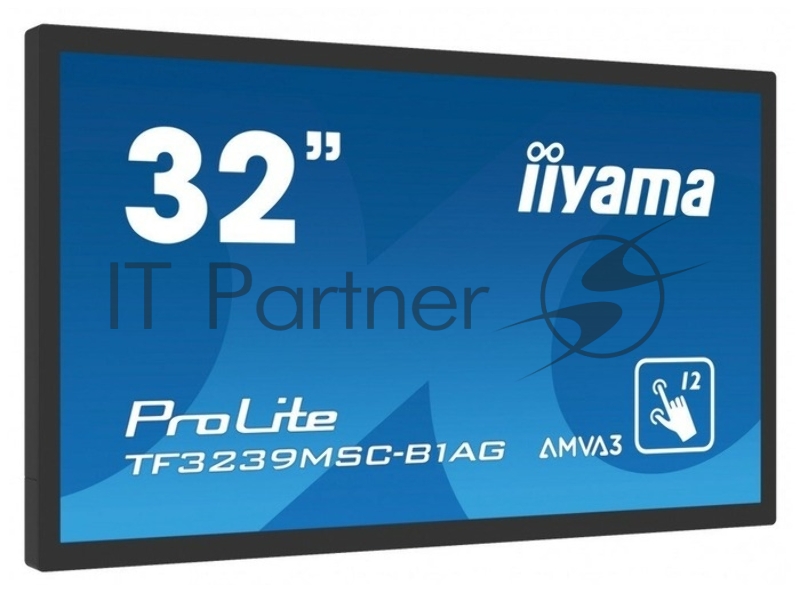 Монитор Iiyama 31.5 ProLite TF3239MSC-B1AG черный AMVA3 LED 8ms 16:9 HDMI M/M 420cd 178гр/178гр 1920x1080 D-Sub DisplayPort FHD USB Touch 13.8кг