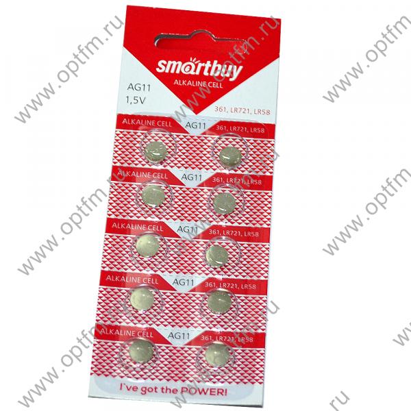 Батарейка часовая SmartBuy AG11/LR721/LR58 (блистер/10шт)