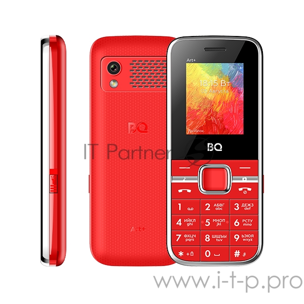 Мобильный телефон BQ 1868 Art+ Red. SC6531E, 1, 208MHZ, ThreadX, 32 Mb, 32 Mb, 2G GSM 850/900/1800/1900, Bluetooth Версия 2.1 Экран: 1.77 , 5:4, 128*160, TN Основная камера: 0.08 MP, FF, Фронтальная камера: , Кол-во СИМ: 2, карта памяти MicroSD до 32