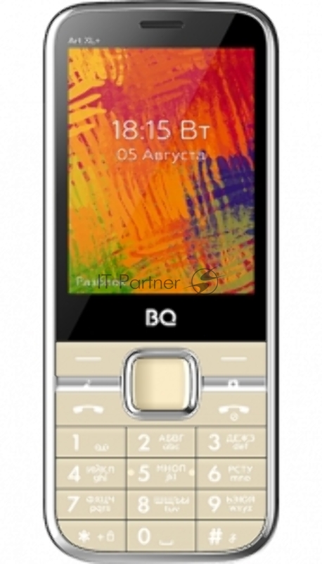 Мобильный телефон BQ 2838 Art XL+ Gold. SC6531E, 1, 208MHZ, ThreadX, 32 Mb, 32 Mb, 2G GSM 850/900/1800/1900, Bluetooth Версия 2.1 Экран: 2.8 , 4:3, 240*320, TN Основная камера: 0.08 MP, FF, Фронтальная камера: , Кол-во СИМ: 2, Mini, Micro, карта памя