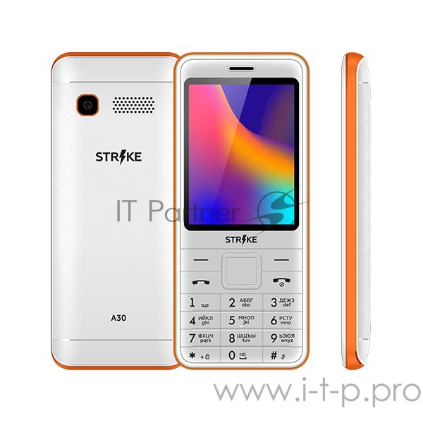 Мобильный телефон Strike A30 Green. SC6531E, 1, 208MHZ, ThreadX, 32 Mb, 32 Mb, 2G GSM 850/900/1800/1900, Bluetooth V2.1+EDR Экран: 2.8 , 240*320, TFT Основная камера: 0.08 MP, инт. отсутствует, FF, 1, Пластик, F=6.5 Фронтальная камера: , Кол-во СИМ: