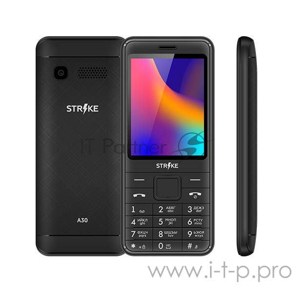 Мобильный телефон Strike A30 Green. SC6531E, 1, 208MHZ, ThreadX, 32 Mb, 32 Mb, 2G GSM 850/900/1800/1900, Bluetooth V2.1+EDR Экран: 2.8 , 240*320, TFT Основная камера: 0.08 MP, инт. отсутствует, FF, 1, Пластик, F=6.5 Фронтальная камера: , Кол-во СИМ: