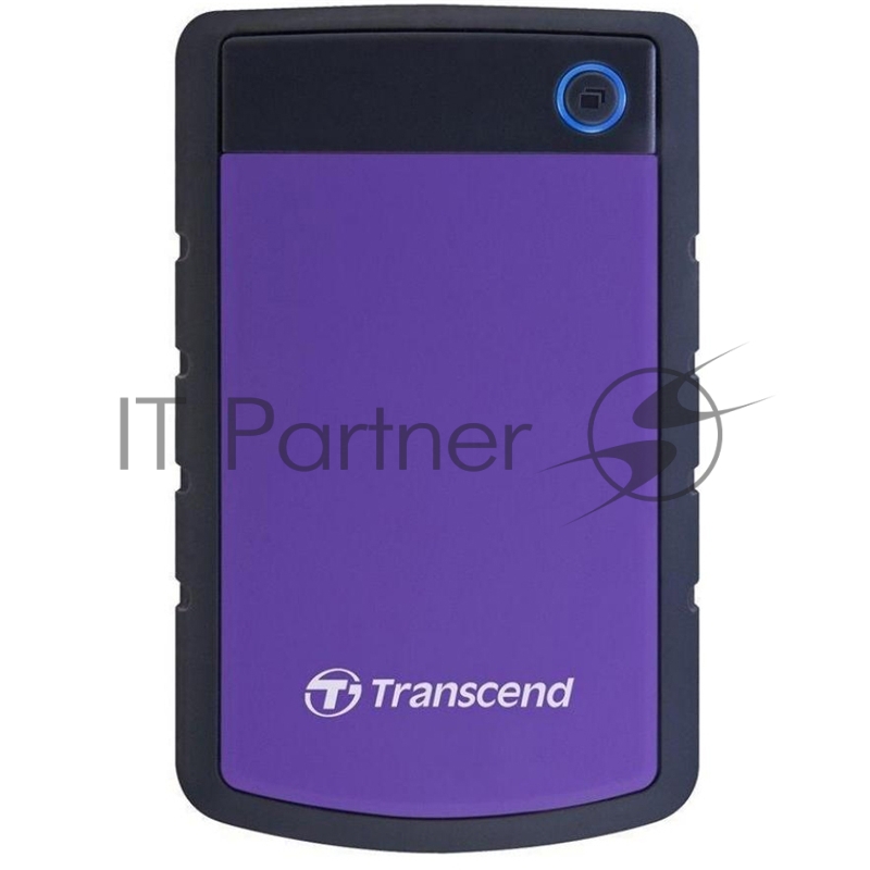 Внешний жесткий диск 1000ГБ 2.5 Transcend StoreJet 25H3 TS1TSJ25H3P, серо-фиолетовый (USB3.0)