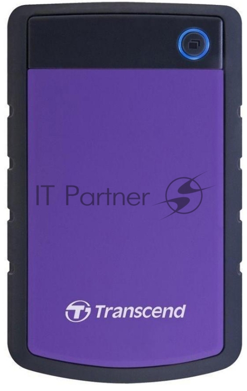 Внешний жесткий диск 1000ГБ 2.5 Transcend StoreJet 25H3 TS1TSJ25H3P, серо-фиолетовый (USB3.0)