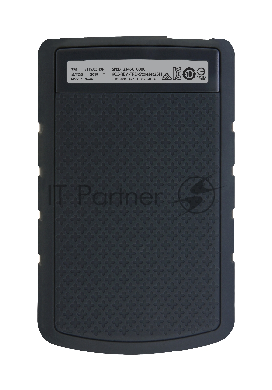 Внешний жесткий диск 1000ГБ 2.5 Transcend StoreJet 25H3 TS1TSJ25H3P, серо-фиолетовый (USB3.0)