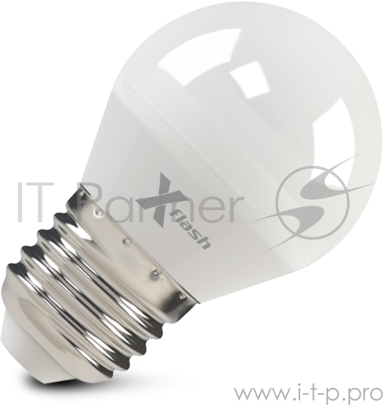 Лампа X-FLASH XF-E27-G45-6.5W-2700K-230V Шар. Е27. 2700К. 470лм.X6