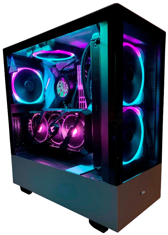 ПК IRU Game 717 MT i7 10700F (2.9)/16Gb/1Tb 7.2k/SSD500Gb/RTX3070 8Gb/Windows 10 Home Single Language 64/GbitEth/700W/черный
