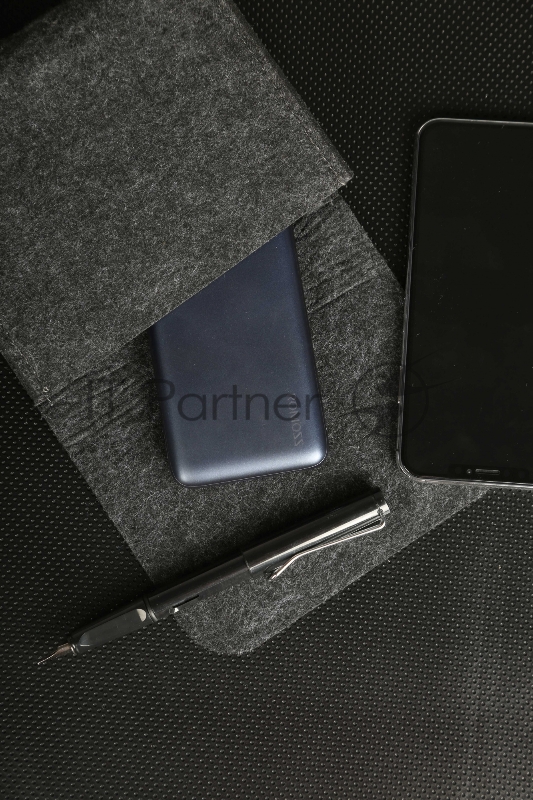 Мобильный аккумулятор Romoss WSL10 Li-Pol 10000mAh 3A+2A синий 2xUSB беспроводная зарядка