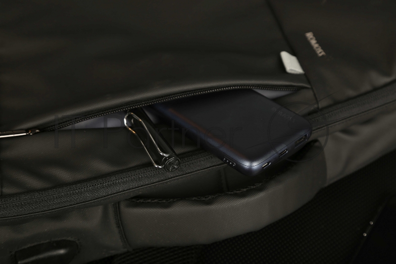 Мобильный аккумулятор Romoss WSL10 Li-Pol 10000mAh 3A+2A синий 2xUSB беспроводная зарядка