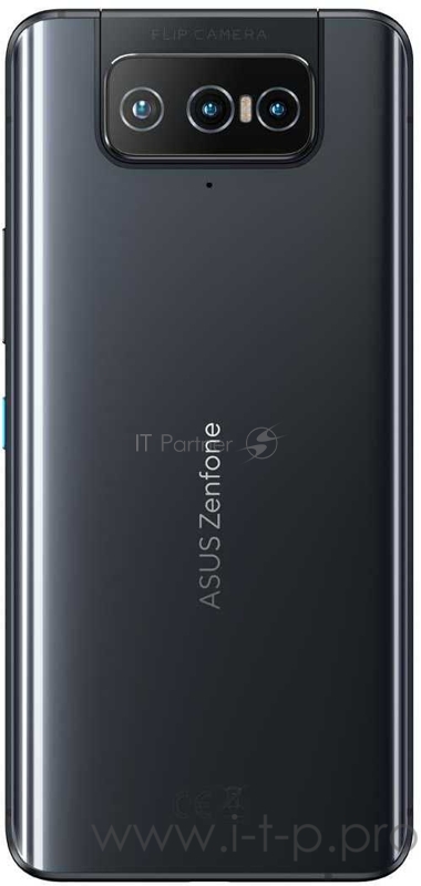 Смартфон Asus ZS672KS Zenfone 8 Flip 256Gb 8Gb черный моноблок 3G 4G 2Sim 6.67 1080x2400 Android 11 64Mpix 802.11 a/b/g/n/ac/ax NFC GPS GSM900/1800