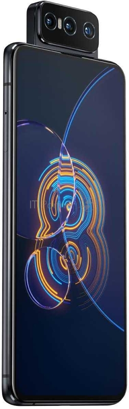 Смартфон Asus ZS672KS Zenfone 8 Flip 256Gb 8Gb черный моноблок 3G 4G 2Sim 6.67 1080x2400 Android 11 64Mpix 802.11 a/b/g/n/ac/ax NFC GPS GSM900/1800