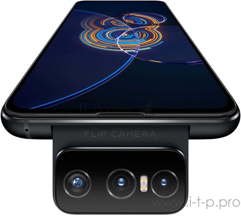 Смартфон Asus ZS672KS Zenfone 8 Flip 256Gb 8Gb черный моноблок 3G 4G 2Sim 6.67 1080x2400 Android 11 64Mpix 802.11 a/b/g/n/ac/ax NFC GPS GSM900/1800