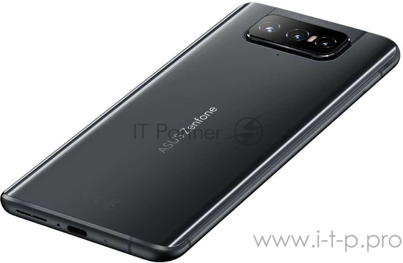 Смартфон Asus ZS672KS Zenfone 8 Flip 256Gb 8Gb черный моноблок 3G 4G 2Sim 6.67 1080x2400 Android 11 64Mpix 802.11 a/b/g/n/ac/ax NFC GPS GSM900/1800