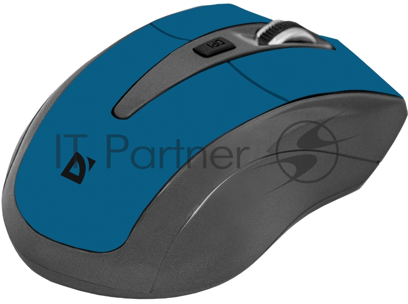 Мышь беспроводная Accura MM-965 синий,6кнопок,800-1600dpi