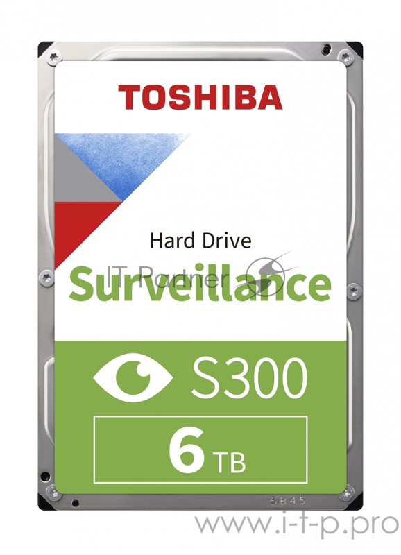 Жесткий диск Toshiba SATA-III 6Tb HDWT860UZSVA Surveillance S300 (5400rpm) 256Mb 3.5