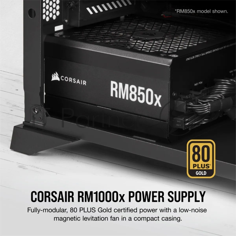 Блок питания Corsair ATX 1000W RM1000X 80+ gold 24+2x(4+4) pin APFC 135mm fan 11xSATA Cab Manag RTL