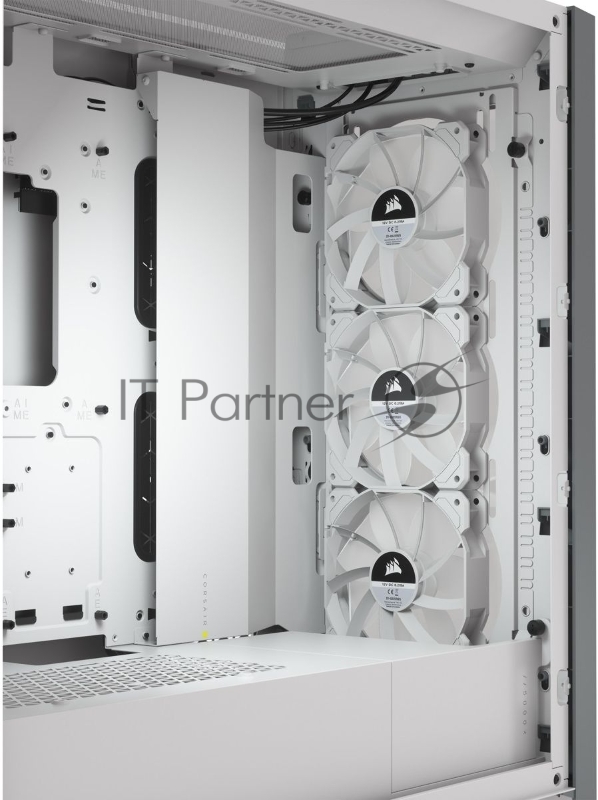 iCUE 5000X RGB CC-9011213-WW Tempered Glass Mid-Tower Smart Case, White