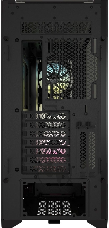 iCUE 5000X RGB CC-9011212-WW Tempered Glass Mid-Tower Smart Case, Black