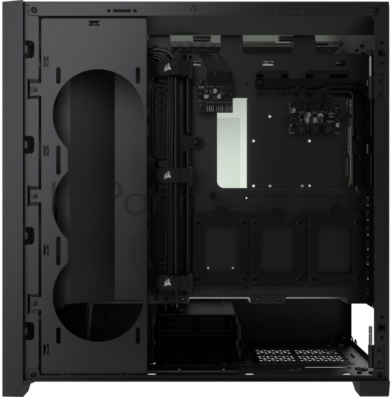 iCUE 5000X RGB CC-9011212-WW Tempered Glass Mid-Tower Smart Case, Black