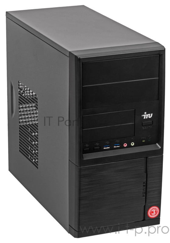 ПК IRU Office 612 MT PG G6400 (4)/4Gb/SSD240Gb/UHDG 610/Free DOS/GbitEth/400W/черный