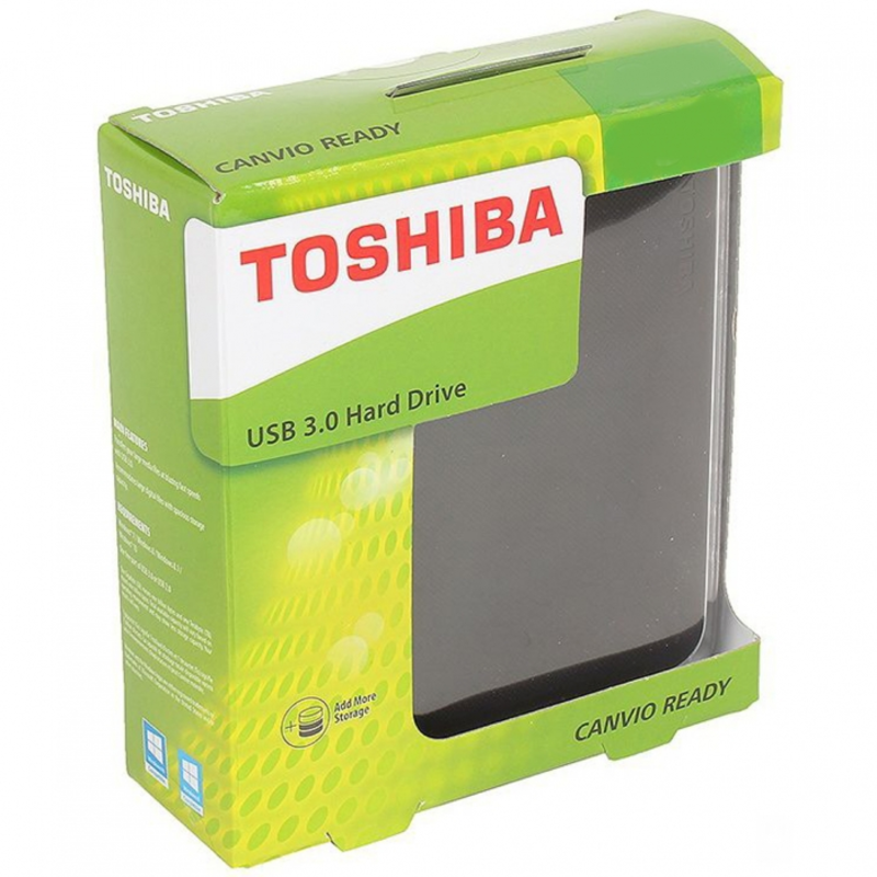 Внешний жесткий диск 2000ГБ 2.5 Toshiba Canvio Ready HDTP220EK3CA, черный (USB3.0)