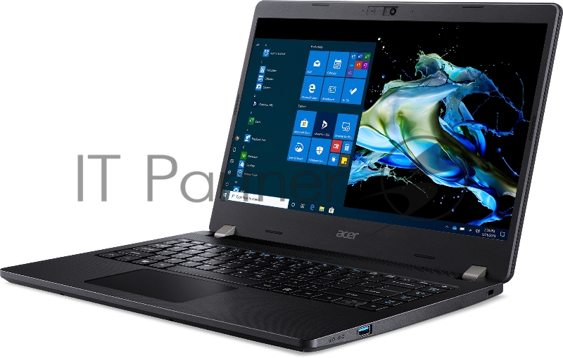 Ноутбук Acer TravelMate P2 TMP214-52-35QR 14(1920x1080 (матовый))/Intel Core i3 10110U(2.1Ghz)/8192Mb/256SSDGb 3y/1.6kg/Black/W10Pro