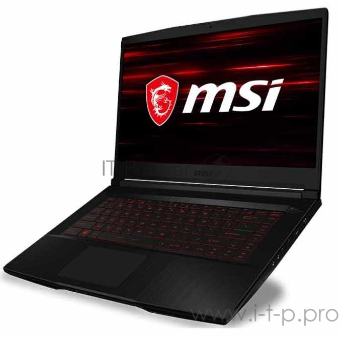 Ноутбук MSI GF63 Thin 10UC-422XRU 15.6(1920x1080 (матовый, 144Hz) IPS)/Intel Core i7 10750H(2.6Ghz)/8192Mb/512SSDGb GeForce RTX3050(4096Mb)/Cam/BT/WiFi/war 1y/1.86kg/black/DOS