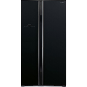Холодильник Side-by-side Hitachi R-S 702 PU2 GBK чёрное стекло